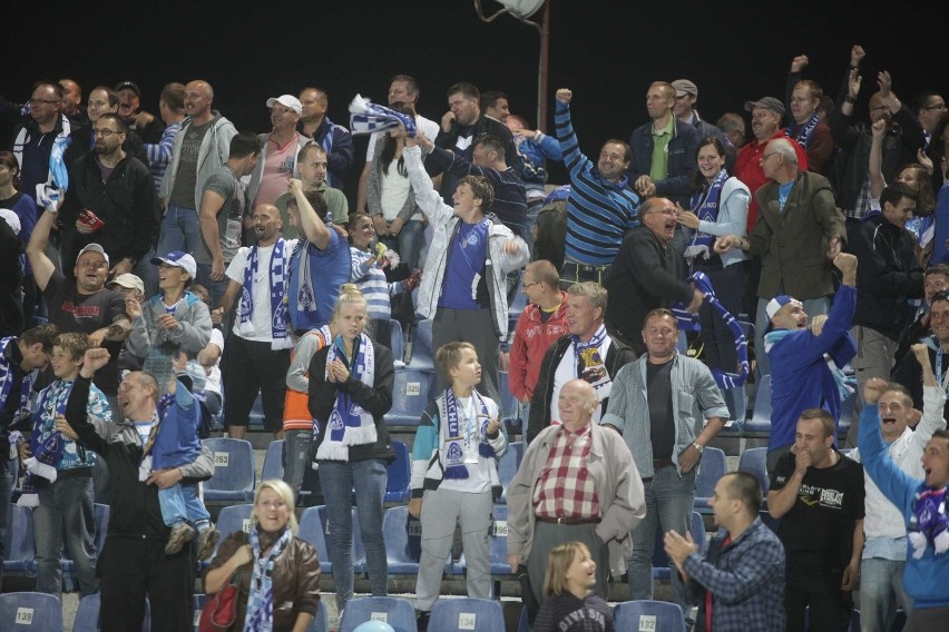 Ruch Chorzów - Legia Warszawa 2:1. Tak cieszą się Niebiescy