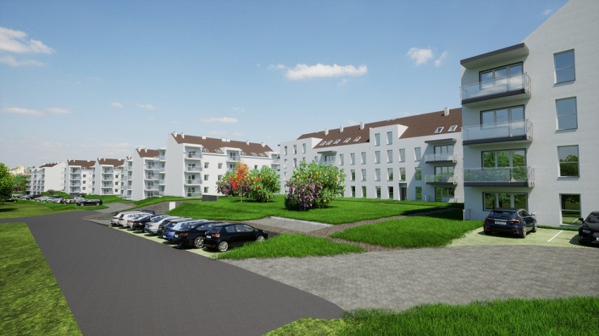Tak według koncepcji mogłoby wyglądać osiedle w Malborku....