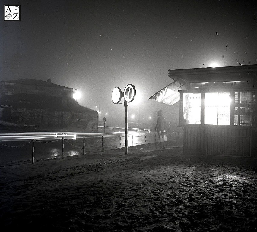 1966 rok. Kiosk przy ul. Łukasińskiego w Zamościu. Fot. ze...