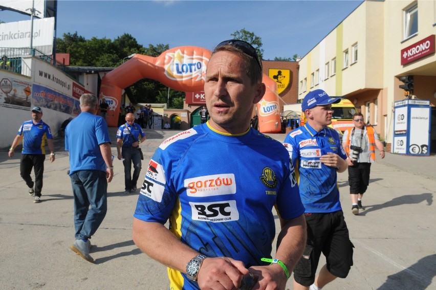 Piotr Paluch, trener juniorów Stali Gorzów.