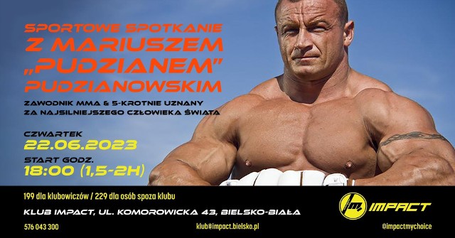 Spotkanie z Mariuszem Pudzianowskim.