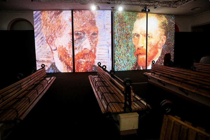 Van Gogh Alive. Niezwykła wystawa w budynku Dworca Głównego [ZDJĘCIA]