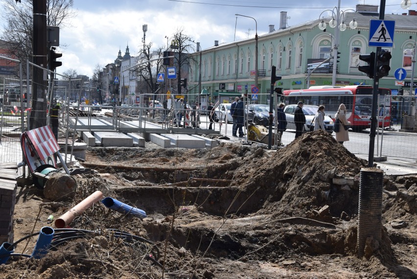 Przebudowa linii tramwajowej w centrum Częstochowy...