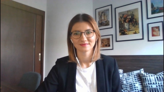 Agata Duliniec, prezes Gniotpol Trailers, gość Forum Biznesu.