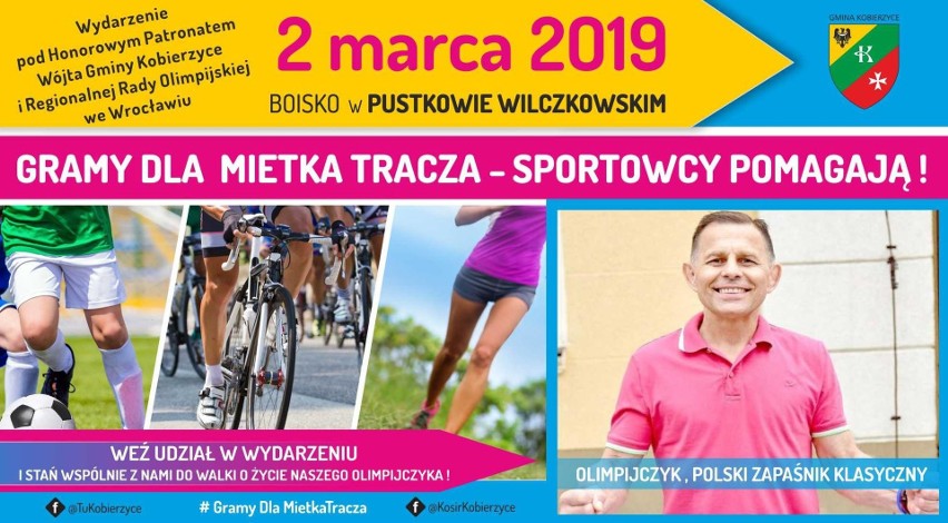Festyn sportowy w Pustkowie Wilczkowskim - zbieramy pieniądze dla Mieczysława Tracza