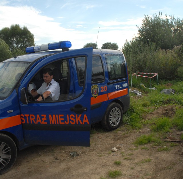 Wczoraj straż miejska zabezpieczyła znalezione pociski.