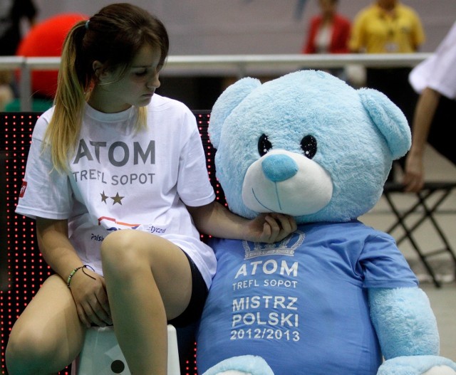Kibice Atomu Trefla Sopot czekają na zwycięstwo mistrzyń Polski w meczu z brązowymi medalistkami ubiegłego sezonu - Muszynianką