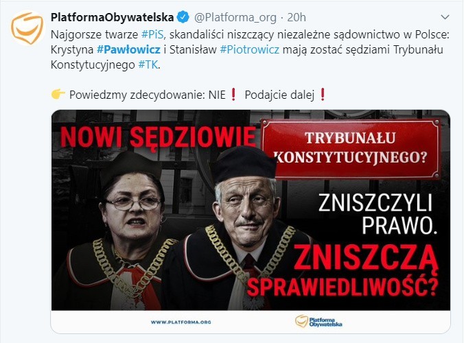 Krystyna Pawłowicz i Stanisław Piotrowicz w TK. Internet komentuje. Zobacz najlepsze MEMY i komentarze o kandydatach PiSu do TK