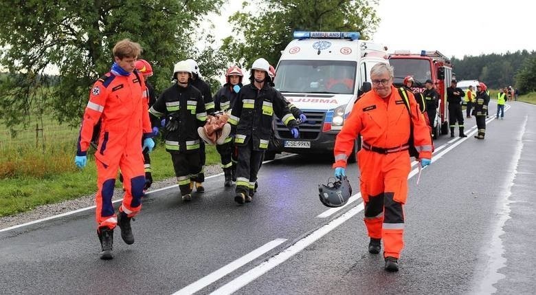 Wypadek w Nowej Wsi. Poszkodowanych 7 osób