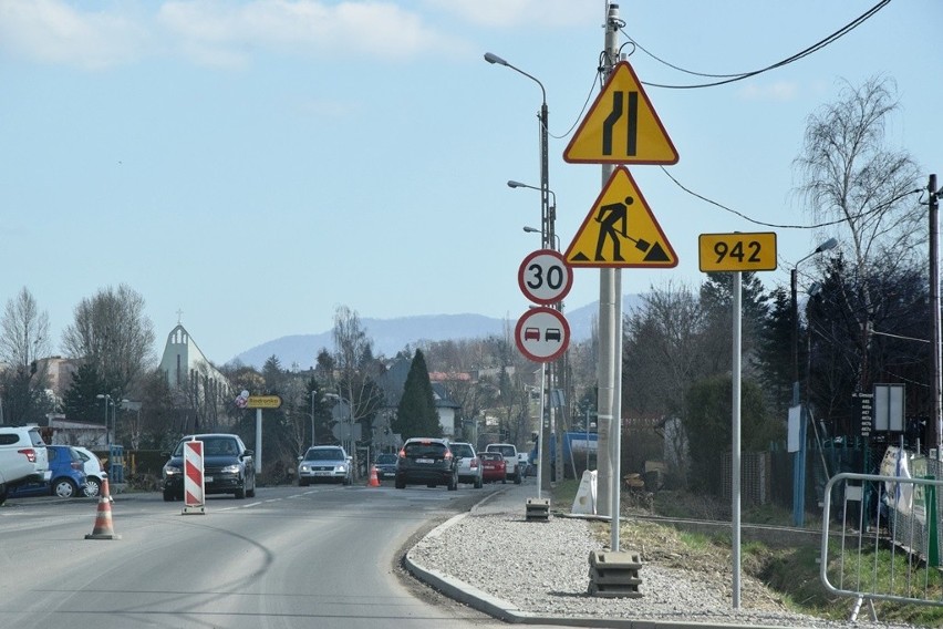 Uwaga kierowcy, utrudnienia na Cieszyńskiej w Bielsku-Białej