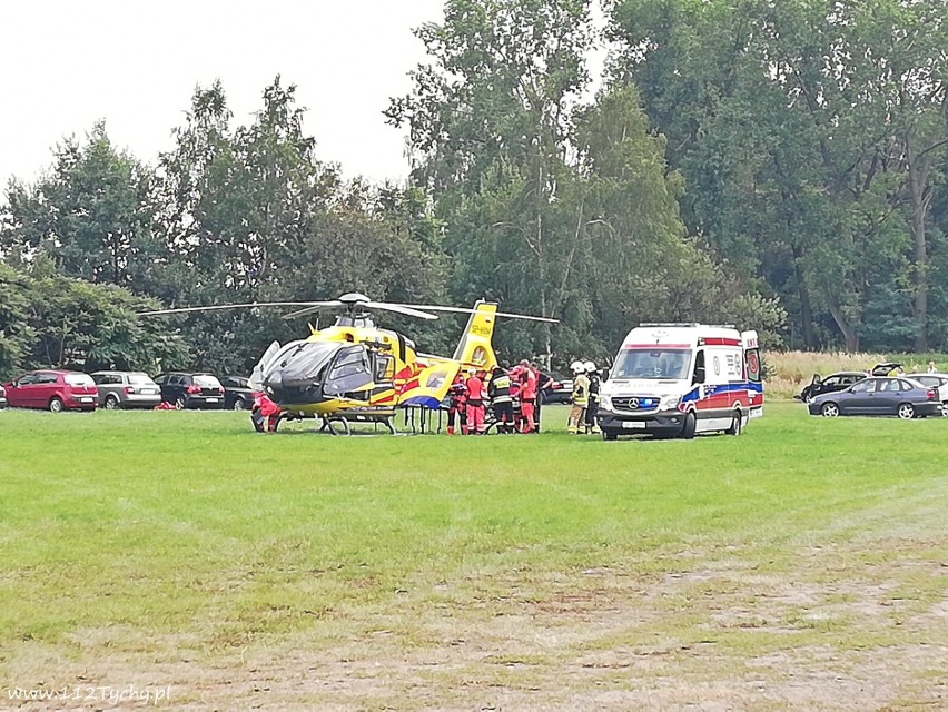 Bieruń: 17-latek tonął na Łysinie. O włos od tragedii. W ciężkim stanie do szpitala zabrał go LPR