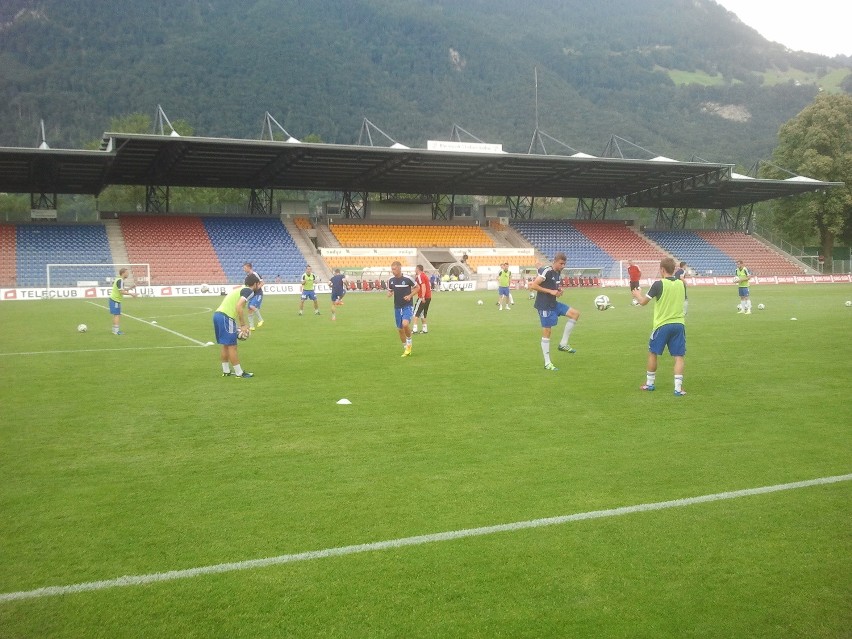 Piłkarze Ruchu Chorzów już po treningu w Liechtensteinie [ZDJĘCIA]