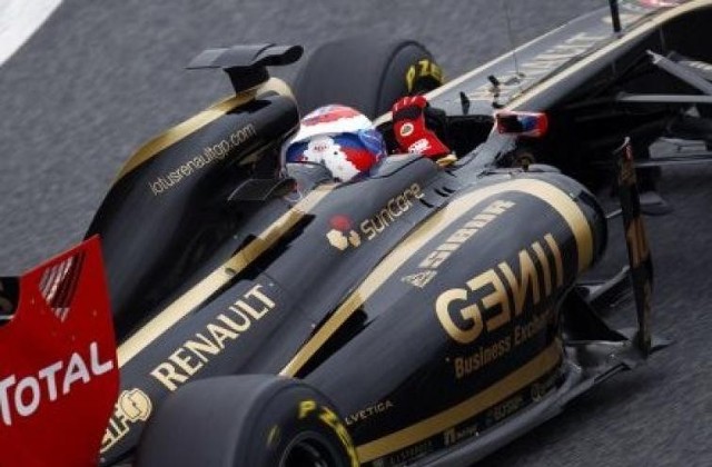Testy w Barcelonie - Lotus Renault ma trzecią moc