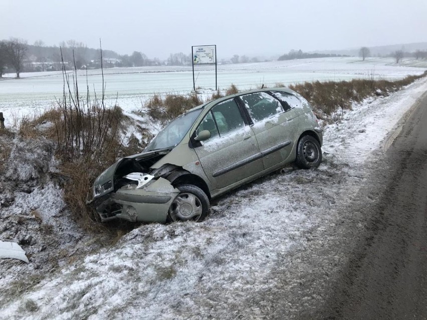 Kolizje w powiecie bytowskim we wtorek 12.01.2021