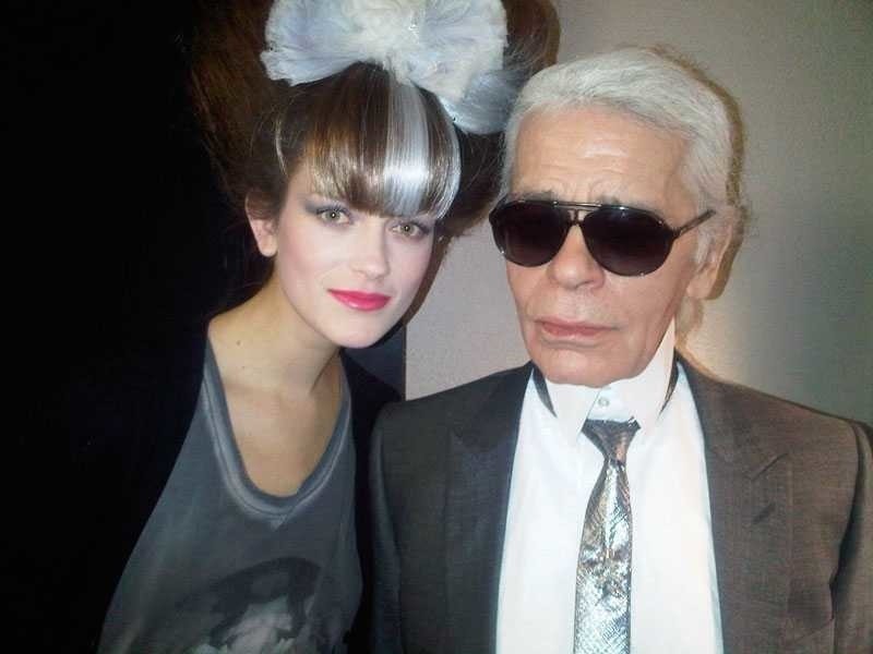Marlena Szoka i Karl Lagerfeld, niemiecki dyktator mody na...