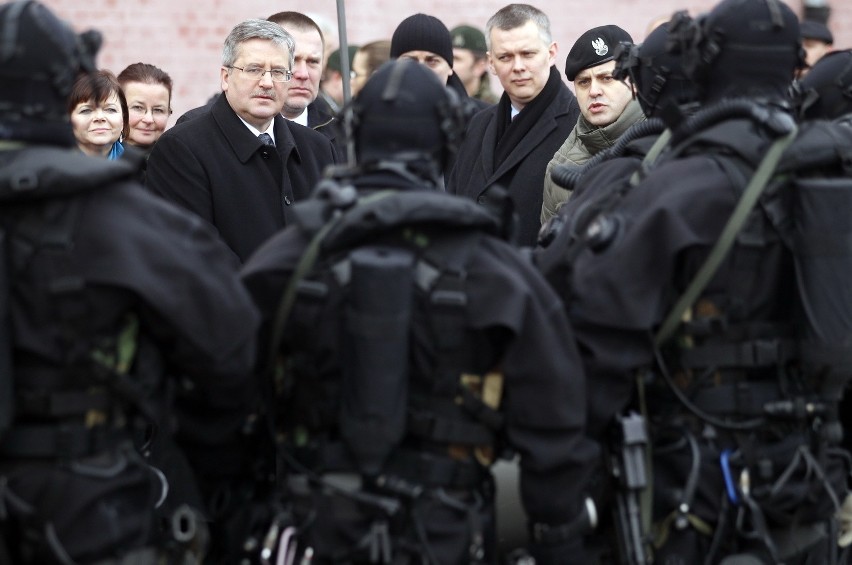 Prezydent Komorowski u komandosów i dzieci w Lublińcu [RELACJA, NOWE ZDJĘCIA]