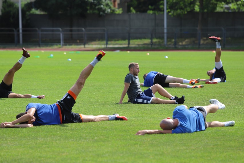 Pierwszy trening Ruchu Chorzów