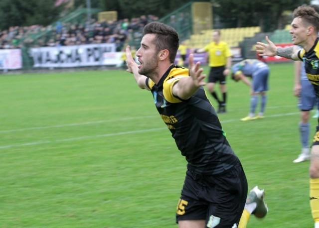 Paweł Mróz strzelił jednego z goli w wygranym 3:0 przez Siarkę sparingu