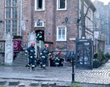 Pożar w hotelu na Mariackiej w Gdańsku [ZDJĘCIA]