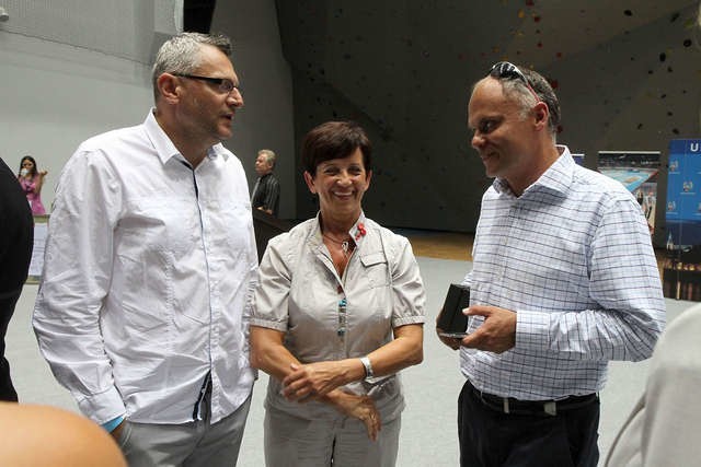 Od lewej: Tomasz Lenz, Ewa Mes i Grzegorz Karpiński będą startować w wyborach do Sejmu