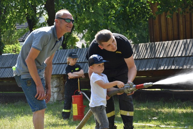 Strażacki Dzień Dziecka w skansenie w Wygiełzowie