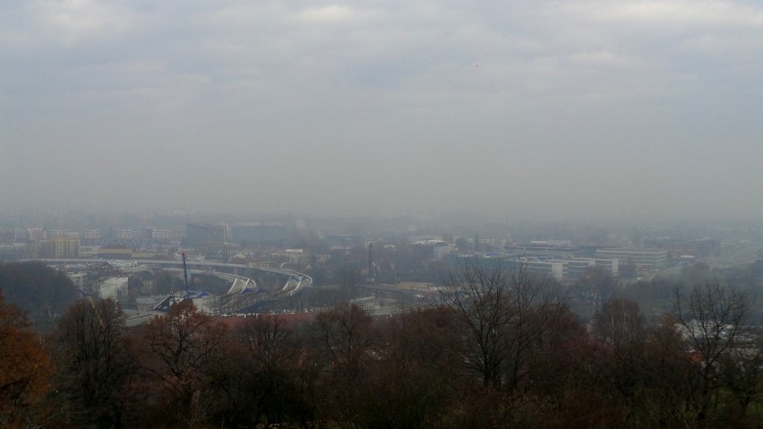 Smog nad Krakowem.