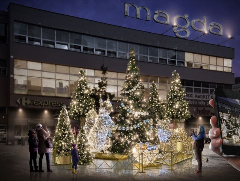 Piotrkowska z nową iluminacją świąteczną. Miasto zapłaci za jej użytkowanie 5,3 mln zł  WIZUALIZACJE