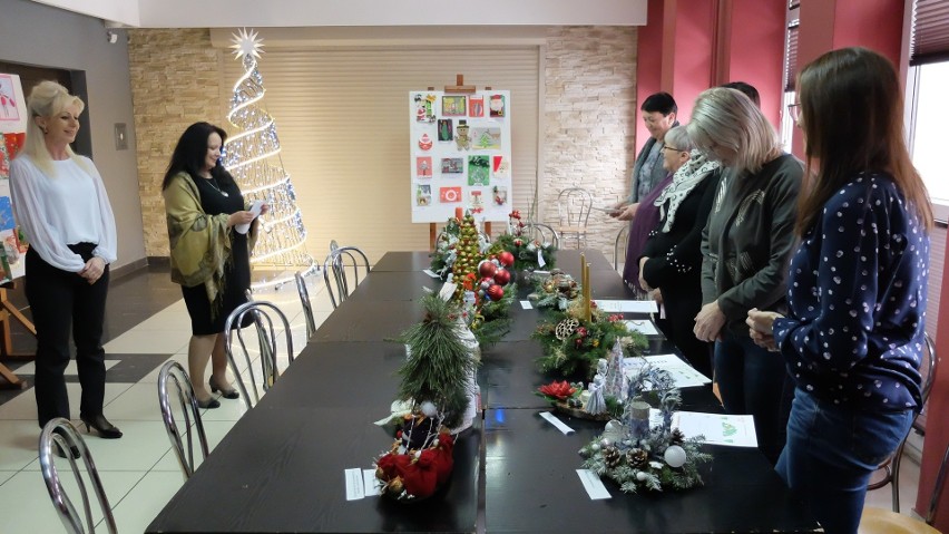 Rozstrzygnięcie konkursu w Przysusze na „Najbardziej oryginalny stroik świąteczny"