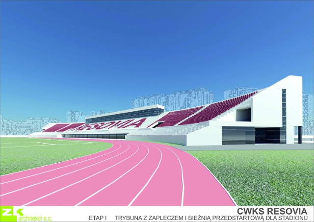 Zgodnie z projektem trybuny stadionu mają mieścić pod spodem krytą bieżnię lekkoatletyczną.