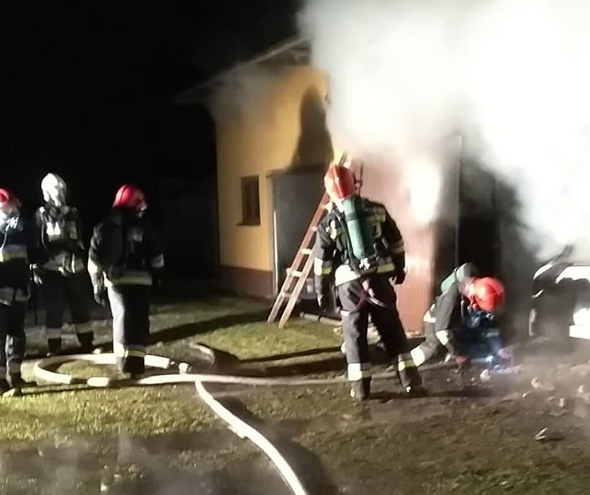 Śmiertelny pożar w Andrzejówce w gminie Policzna.