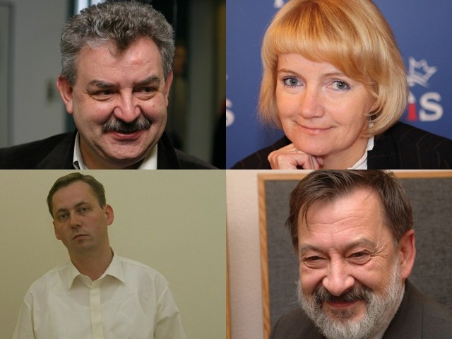 Parlamentarzyści ze Słupska: Kleina, Szczypińska, Konwiński, Szkop.