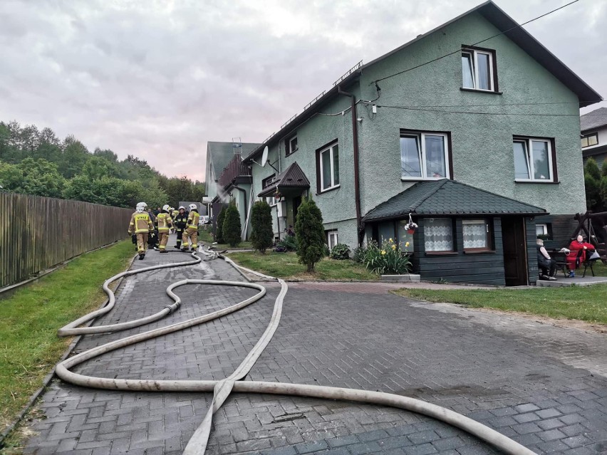 Pożar w stolarni w Filipowicach