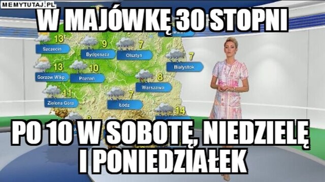 Majówka 2021 - zobaczcie najlepsze memy! Przed nami drugi weekend majowy z maseczkami i obostrzeniami, ale w tym roku dodatkowo nie rozpieszcza nas pogoda. Duch w narodzie jednak nie upadł. Wielu z nas nie wyobraża sobie majówki bez grilla i spotkania z przyjaciółmi. Tak to będzie wyglądało? Zobaczcie memy >>>Na następnych zdjęciach kolejne memy, demotywatory i śmieszne obrazki. Aby przejść do galerii, przesuń zdjęcie gestem lub naciśnij strzałkę w prawo.