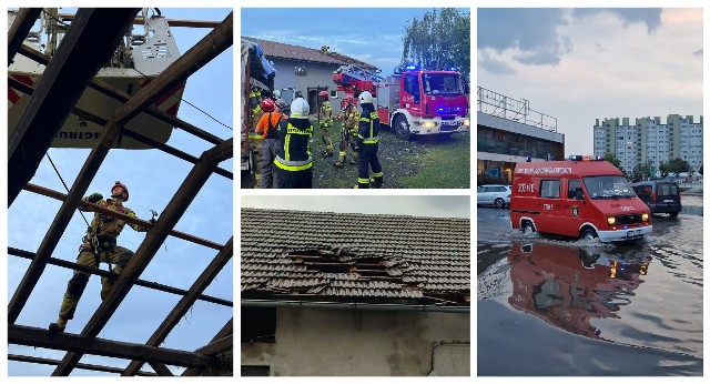 Burze z gradem nad Opolszczyzną. Trwa szacowanie strat.