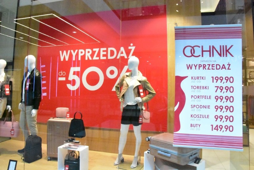 W OCHNIK'U ceny wszystkich artykułów poszły o 50% w dół....