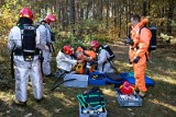 Poważna awaria gazociągu w Niwach. Ćwiczenia strażaków [zdjęcia]