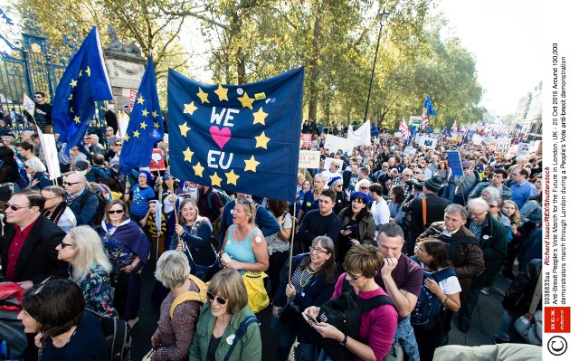 Setki Tysięcy Brytyjczyków protestowało na ulicach Londynu