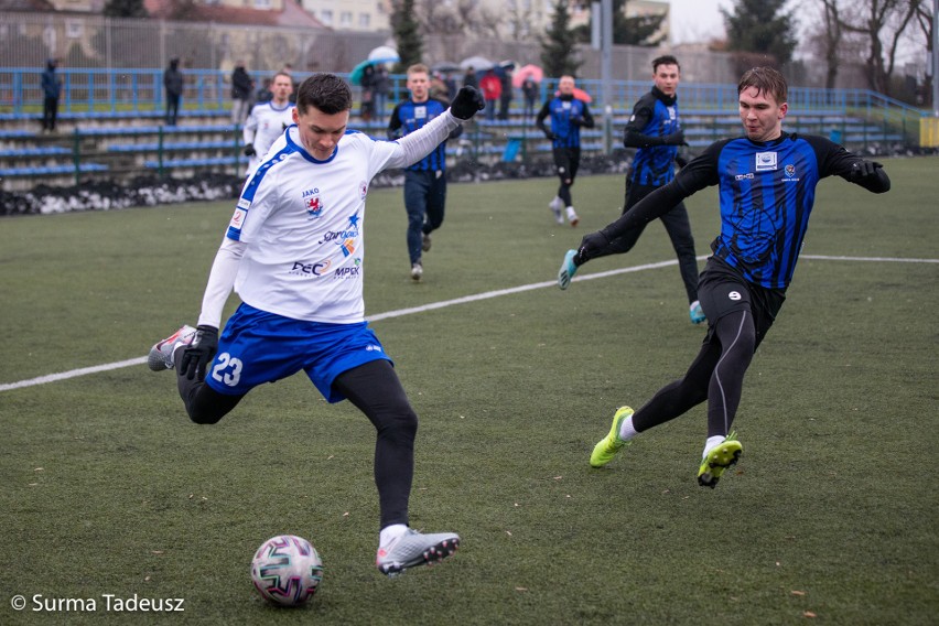 Sparingi: Błękitni Stargard - Vineta Wolin 3:0. Debiut nowego zawodnika [ZDJĘCIA]