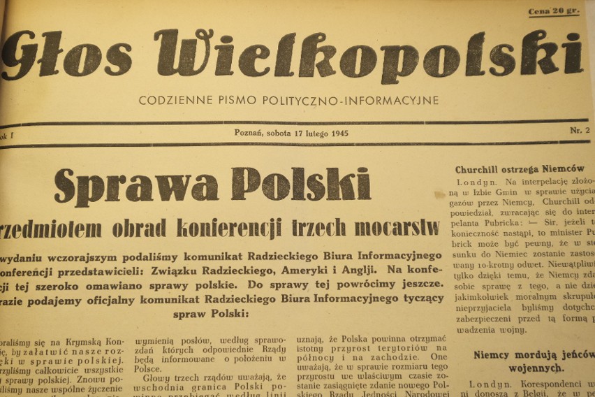 Archiwalne wydania „Głosu Wielkopolskiego” dostępne są w...