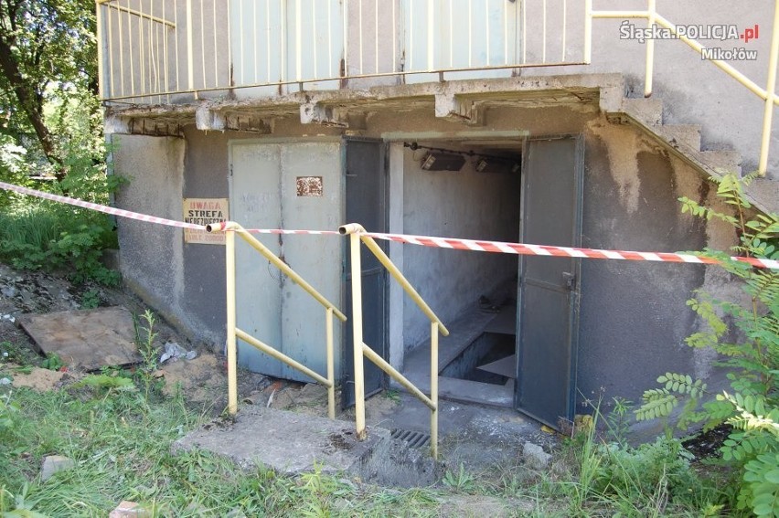 W tym miejscu zginął jeden z włamywaczy w Mikołowie