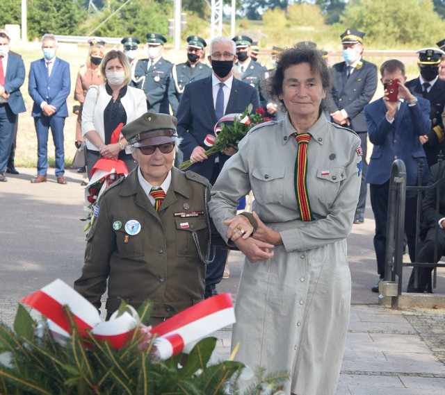 Szymankowo jest 1 września najważniejszym miejscem dla polskich kolejarzy. Na zdjęciach obchody 81. rocznicy wybuchu II wojny światowej w Szymankowie 1.09.2020