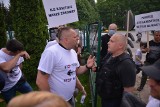 Ochroniarze i protestujący. Starcie w czasie imprezy w Redzikowie 