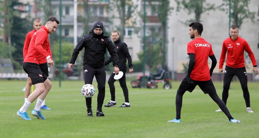 Cracovia wróciła do zajęć 7 maja - w czwartek. Trening odbył...