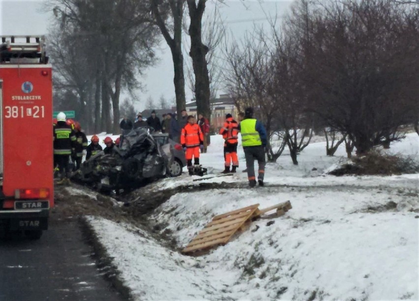 Tragiczny wypadek na K17 pod Zamościem. W zderzeniu z ciężarówką zginął kierowca renault