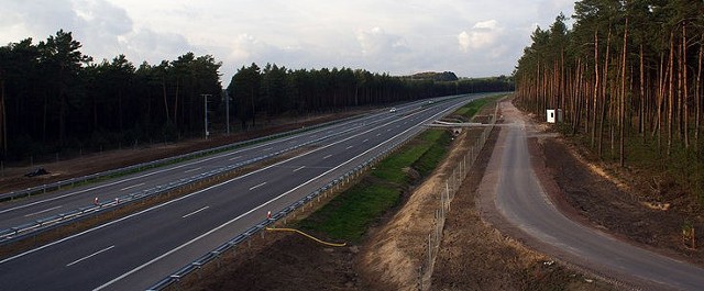 Autostrada A1 na odcinku Swarożyn - Nowe Marzy