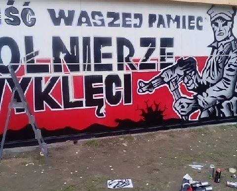 Kibice ŁKS przygotowali okolicznościowe graffiti ku czci...