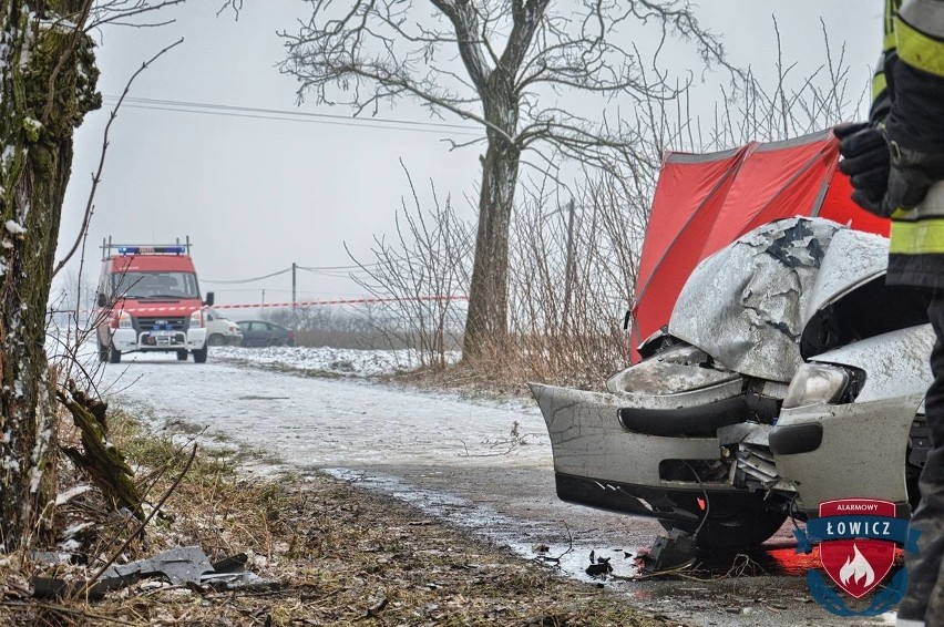 Śmiertelny wypadek w Zamiarach niedaleko Łowicza