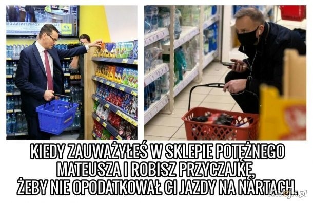 Andrzej Duda wybrał się na zakupy, co nie uszło uwadze...