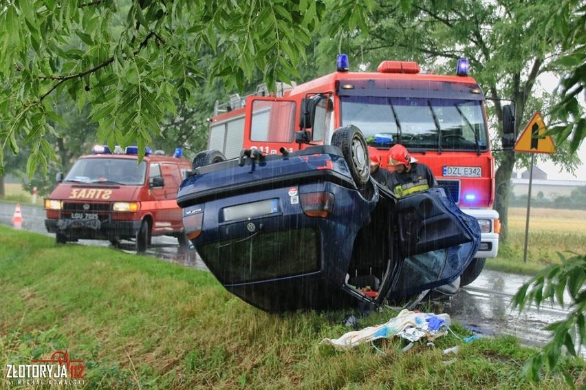 Śmiertelny wypadek pod Złotoryją. Zginęła 17-latka [ZDJĘCIA]