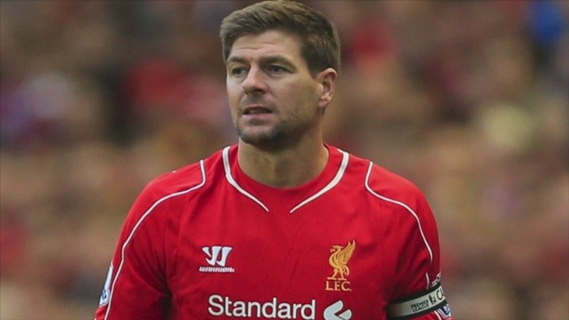 Steven Gerrard grał głównie na pozycji środkowego pomocnika.